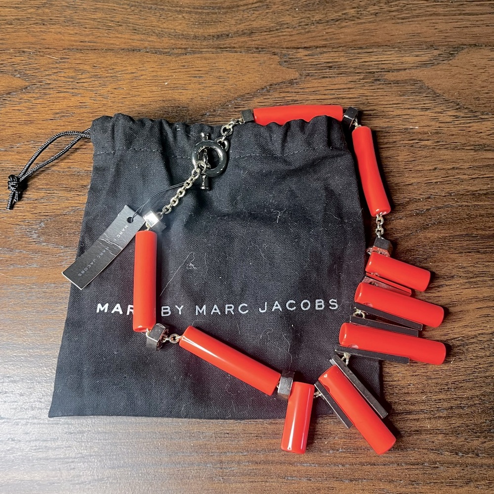 NWT Marc Jacob’s Pink Lava Neckless